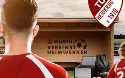 Würth Vereinsheimwerker – Grillhütte für den TuS Heidkrug!