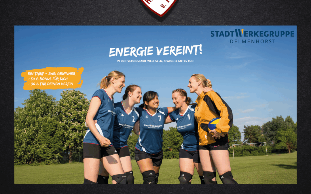 Jetzt mit dem Vereinstarif der Stadtwerke Gutes tun – für dich und für den TuS Heidkrug!