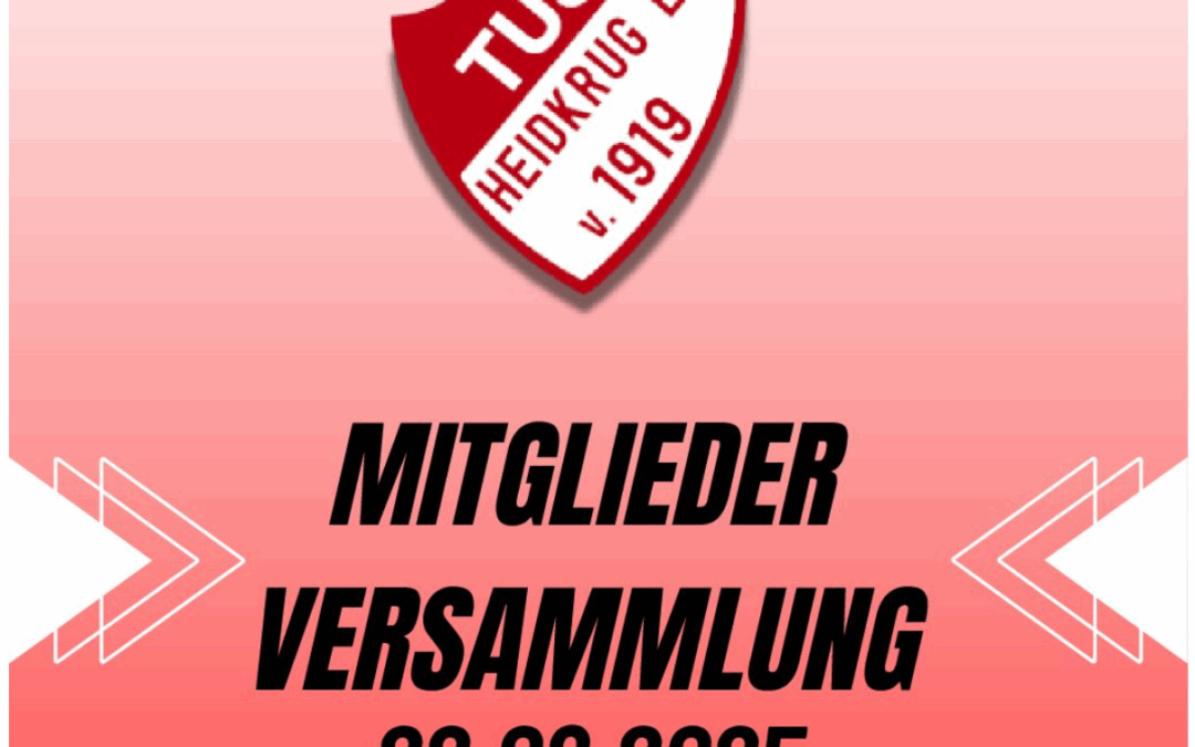 Jahreshauptversammlung 2025