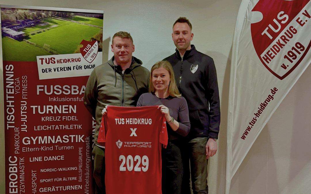 TuS Heidkrug verlängert Partnerschaft mit Teamsportausstatter Philipp Lorenz