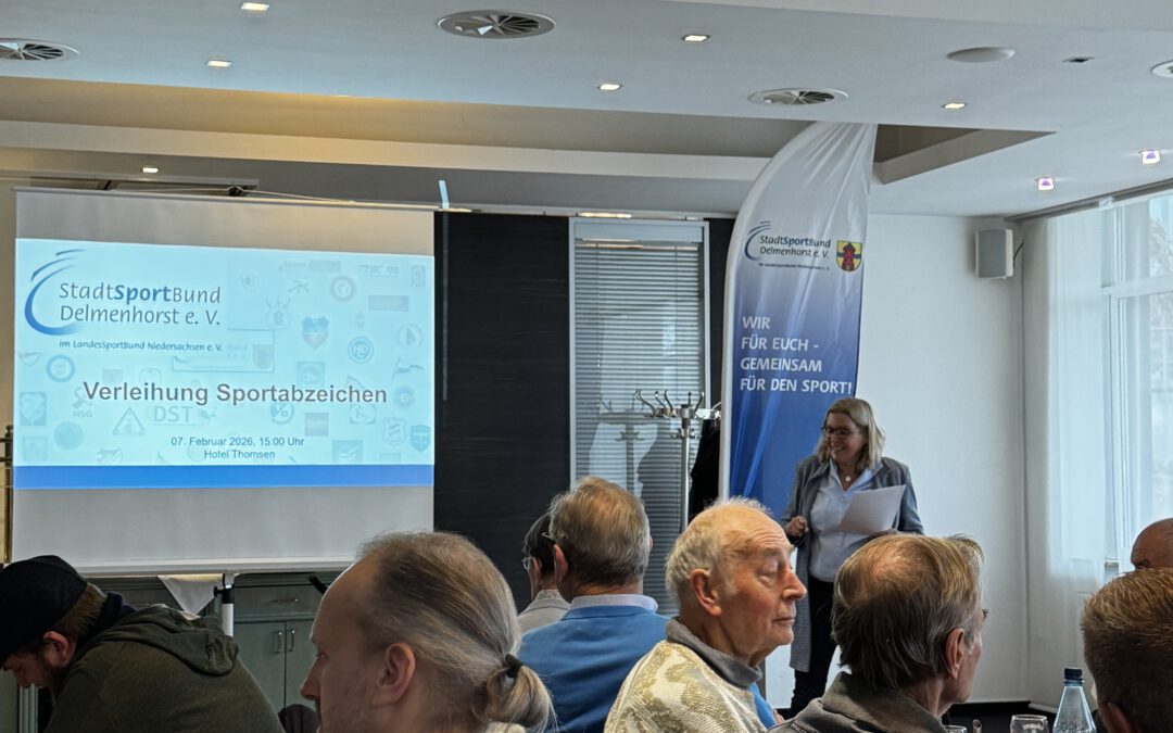 Feierliche Sportabzeichen-Verleihung im Hotel Thomsen