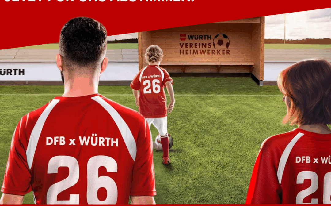 🔴⚪Würth Vereinsheimwerker 2026 – Grillhütte für den TuS Heidkrug 🛠