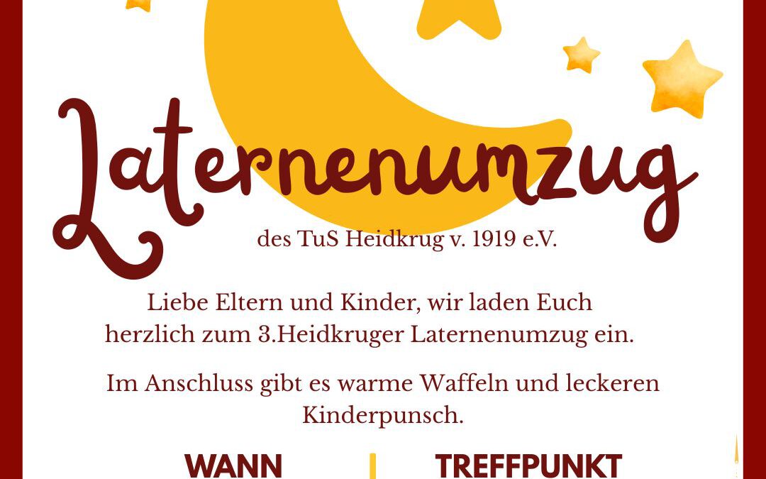 Laternenumzug am 07.11.2026